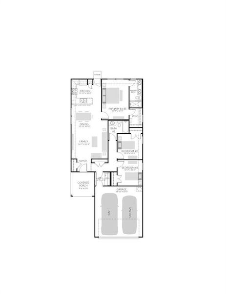 2D floor plan layout of this home in Southridge, McKinney, TX (Image 4). 2D floor plan layout of this home in Southridge, McKinney, TX (Image 4).