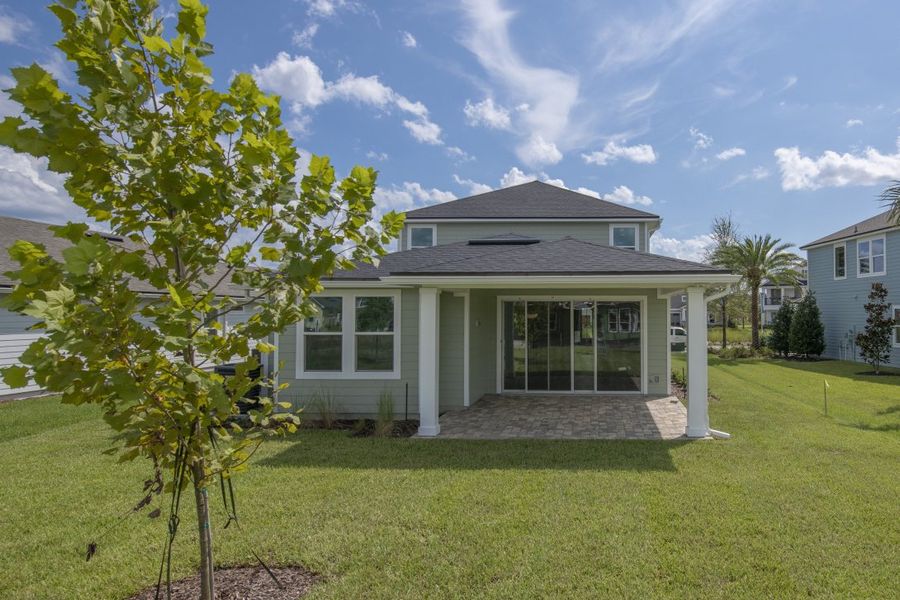 Representative exterior details of a home built from the Sebring by Riverside Homes in Mariposa at EverRange, Jacksonville (Image 34).