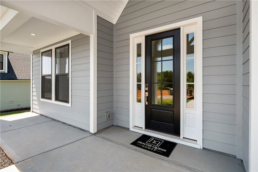 Enter this attractive residence through a panel-an
