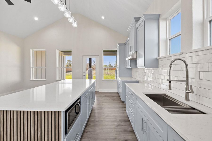 Furnished interior view inside a new home in , Dale (Image 16).