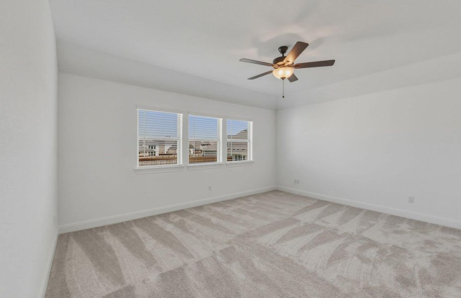 Spacious, unfurnished interior of a new home in Santa Rita Ranch, Liberty Hill (Image 24). Spacious, unfurnished interior of a new home in Santa Rita Ranch, Liberty Hill (Image 24).