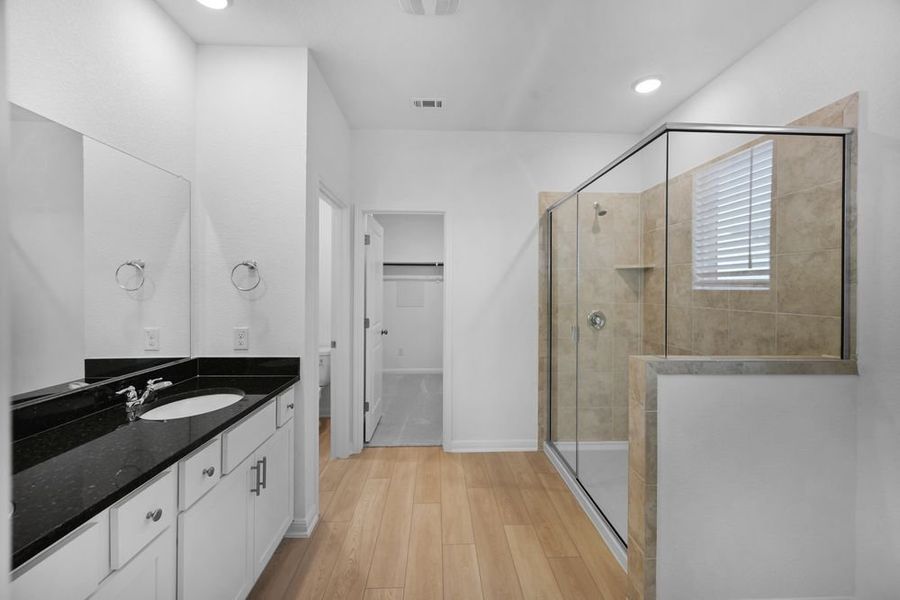 Furnished interior view inside a new home in Emory Crossing 50s, Hutto (Image 3).