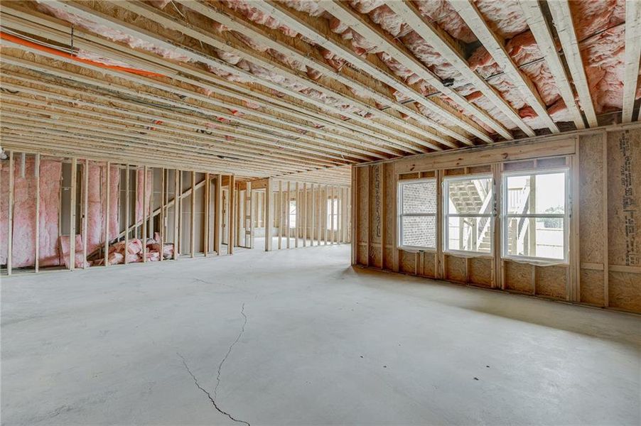 In-progress construction of a new home in , Buford, GA (Image 26).