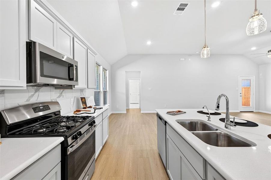 Furnished interior view inside a new home in Tarrytown, Crowley (Image 11).