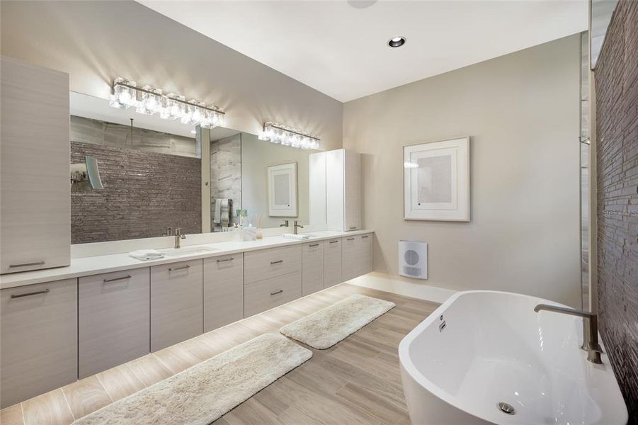 Furnished interior view inside a new home in , Palmetto (Image 42).