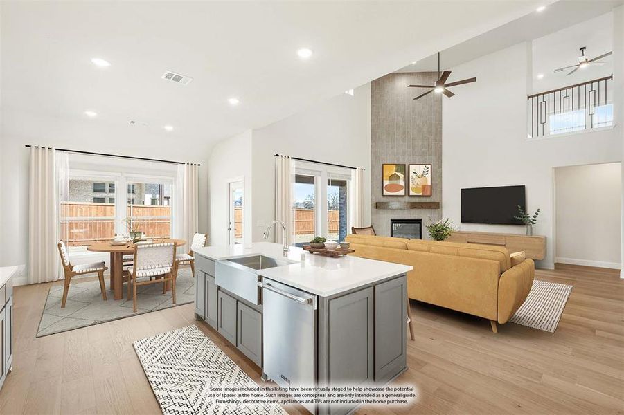 Furnished interior view inside a new home in Rockwood, Mansfield (Image 20).