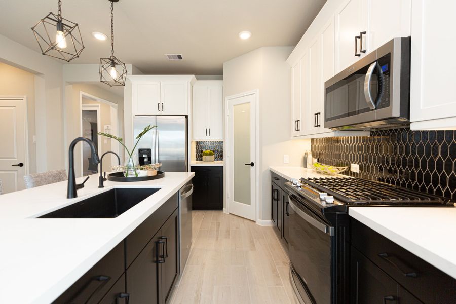 Representative furnished interior of a home built from the Alder by Beazer Homes in Bridgeland: Premier Collection, Cypress (Image 8).