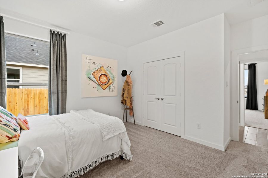 Furnished interior view inside a new home in Saddle Creek Ranch, Cibolo (Image 17). Furnished interior view inside a new home in Saddle Creek Ranch, Cibolo (Image 17).