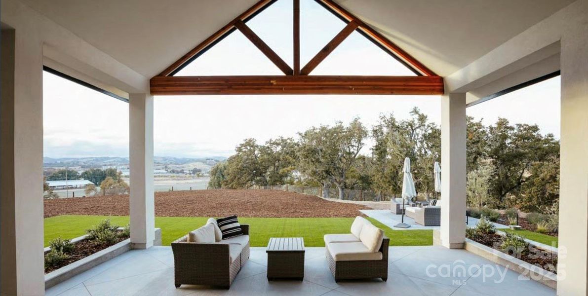 Covered Patio of Proposed Modern Farmhouse
