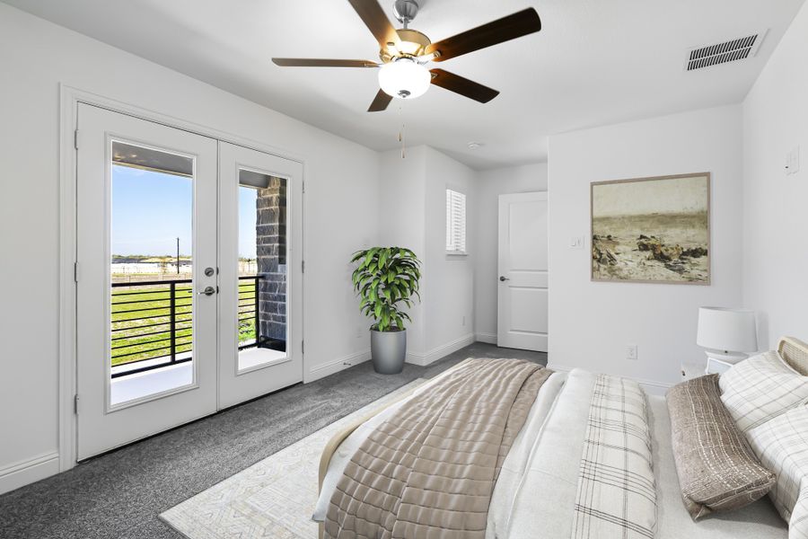 Furnished interior view inside a new home in Cross Creek Meadows, Celina (Image 4).