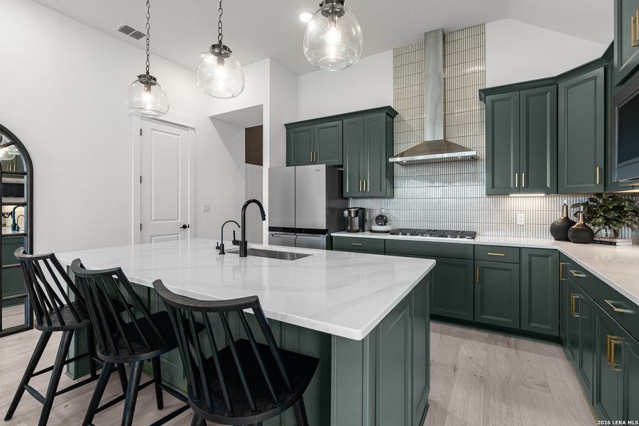 Furnished interior view inside a new home in Davis Ranch, San Antonio (Image 25).