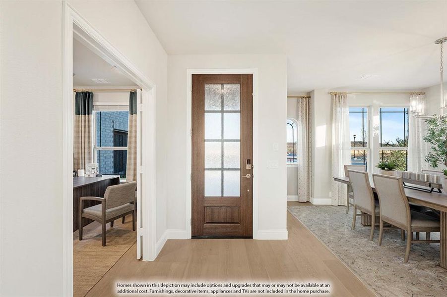 Furnished interior view inside a new home in ArrowBrooke, Aubrey (Image 3).