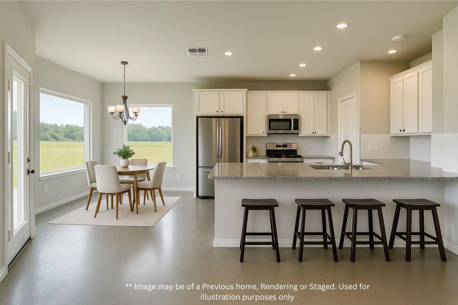 Furnished interior view inside a new home in , Trinity (Image 11).