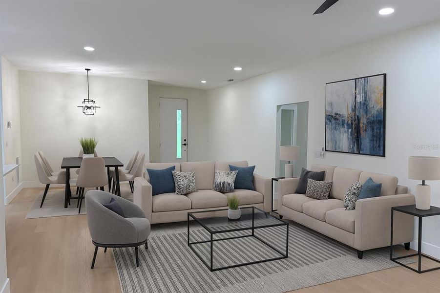 Furnished interior view inside a new home in , Spring Hill (Image 17). Furnished interior view inside a new home in , Spring Hill (Image 17).