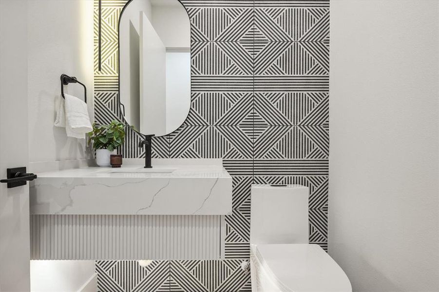 Furnished interior view inside a new home in , Dallas (Image 17). Furnished interior view inside a new home in , Dallas (Image 17).