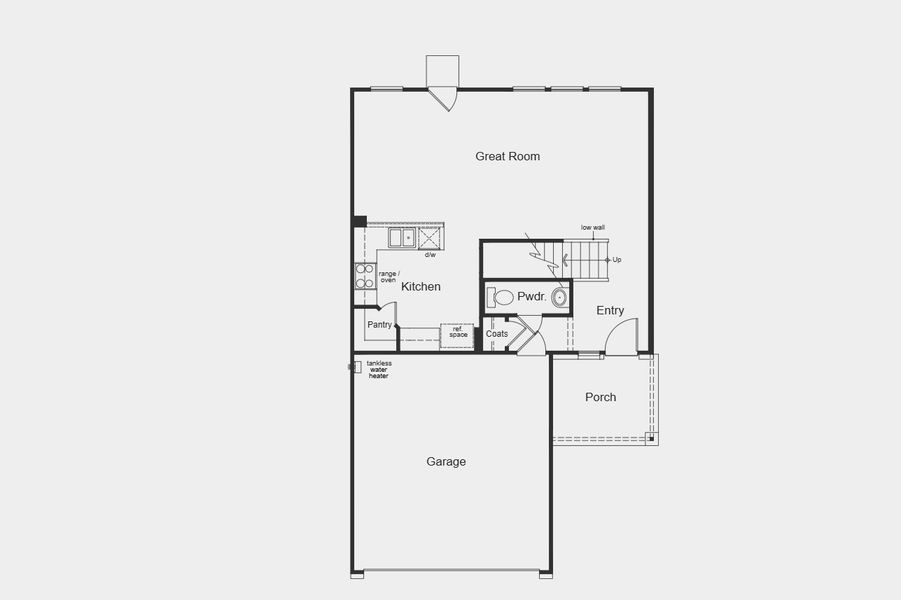 2D floor plan layout for the 1780 Modeled by KB Home in Grace Landing, Willis, TX (Image 10).