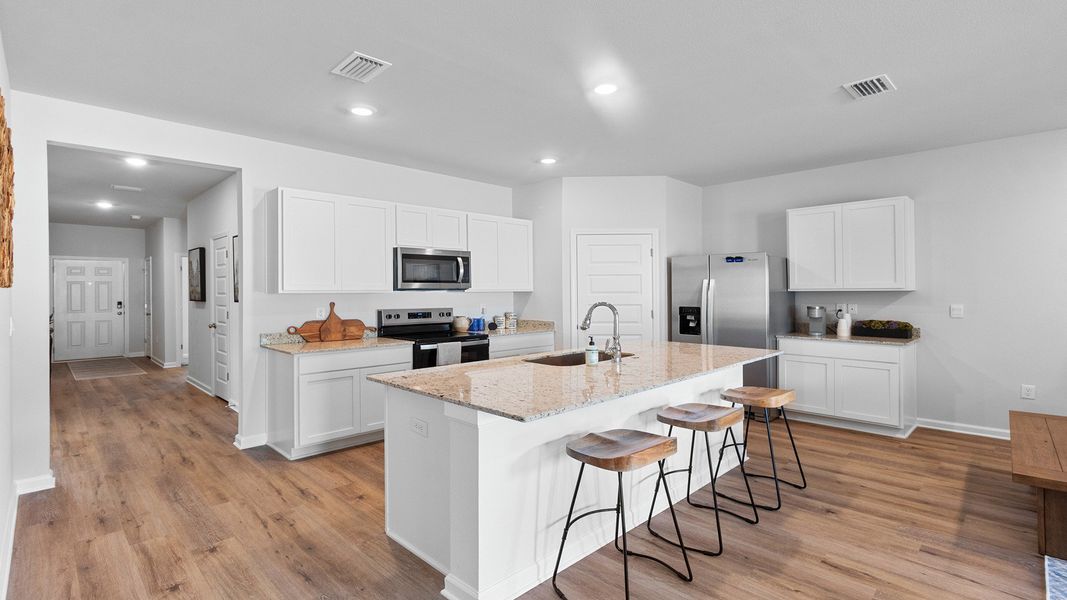 Furnished interior view inside a new home in Misting Springs, Crawfordville (Image 13).