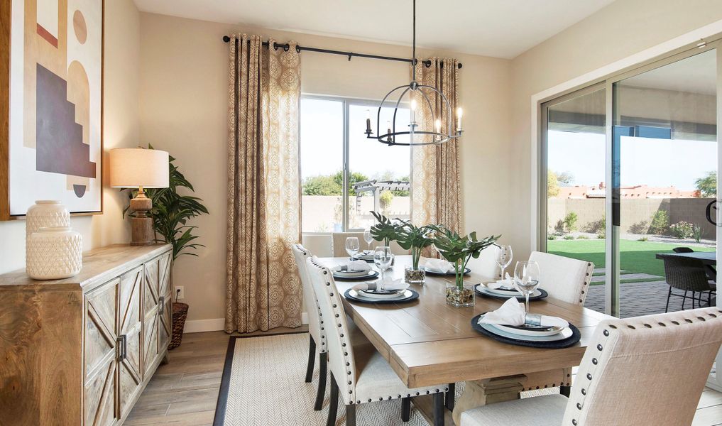 Elegant dining area