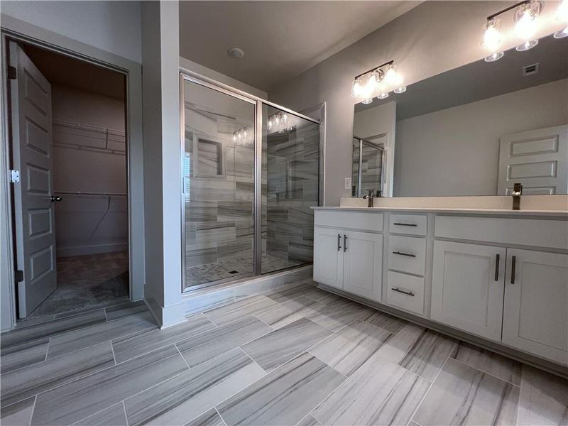 Furnished interior view inside a new home in , Norcross (Image 12).