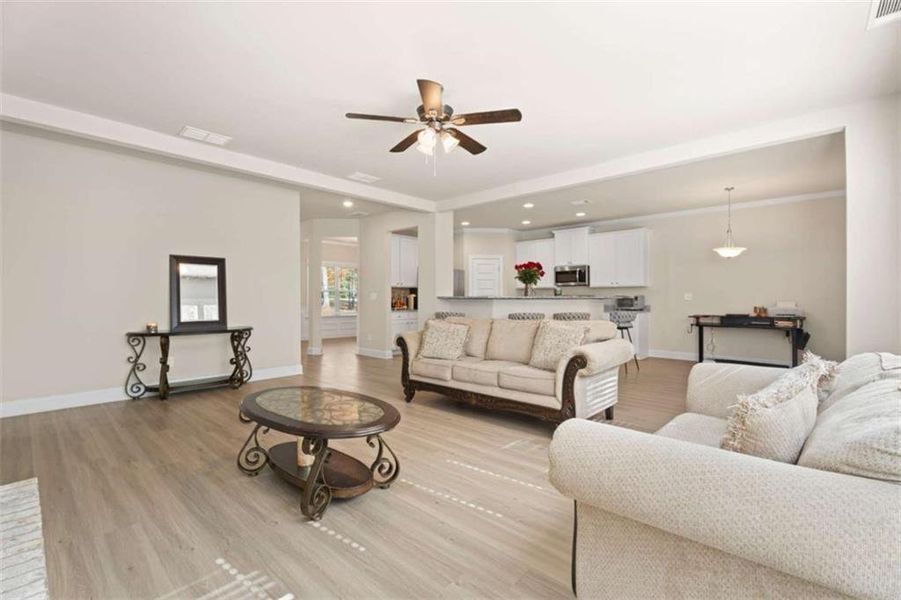 Furnished interior view inside a new home in , McDonough (Image 9).