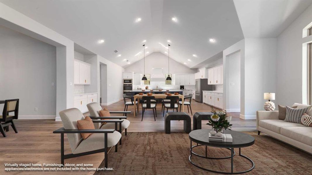 Furnished interior view inside a new home in Somerset Park 80', Rockwall (Image 5). Furnished interior view inside a new home in Somerset Park 80', Rockwall (Image 5).