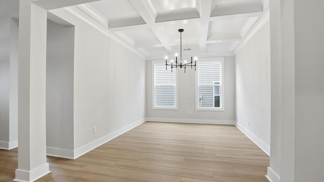 Furnished interior view inside a new home in Fox Hollow, Spartanburg (Image 7). Furnished interior view inside a new home in Fox Hollow, Spartanburg (Image 7).