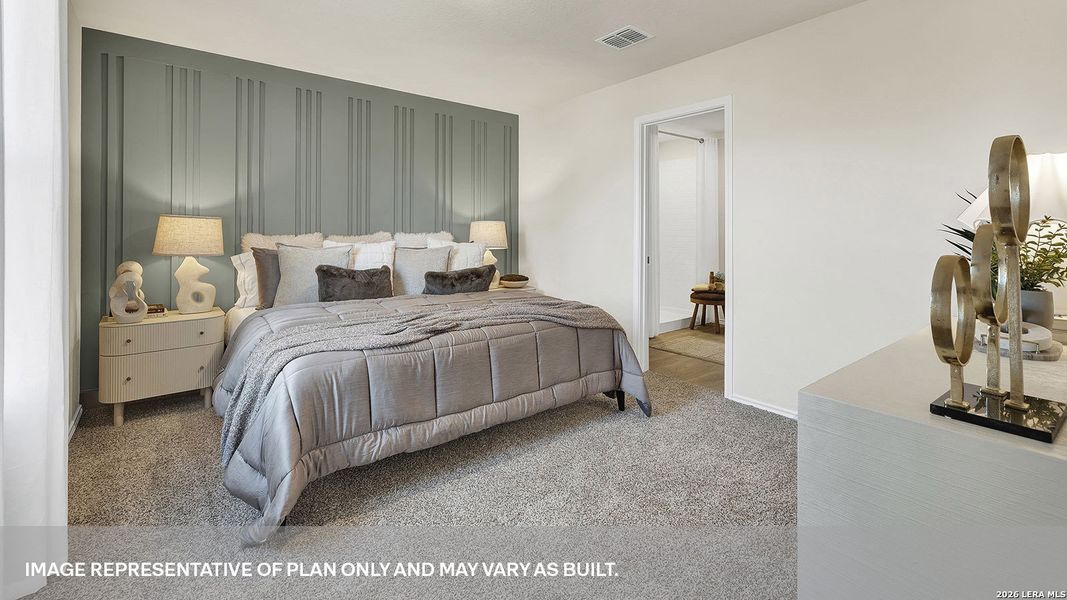 Furnished interior view inside a new home in Spring Valley, New Braunfels (Image 5).