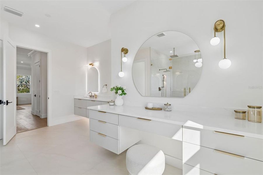 Furnished interior view inside a new home in , Tampa (Image 56).