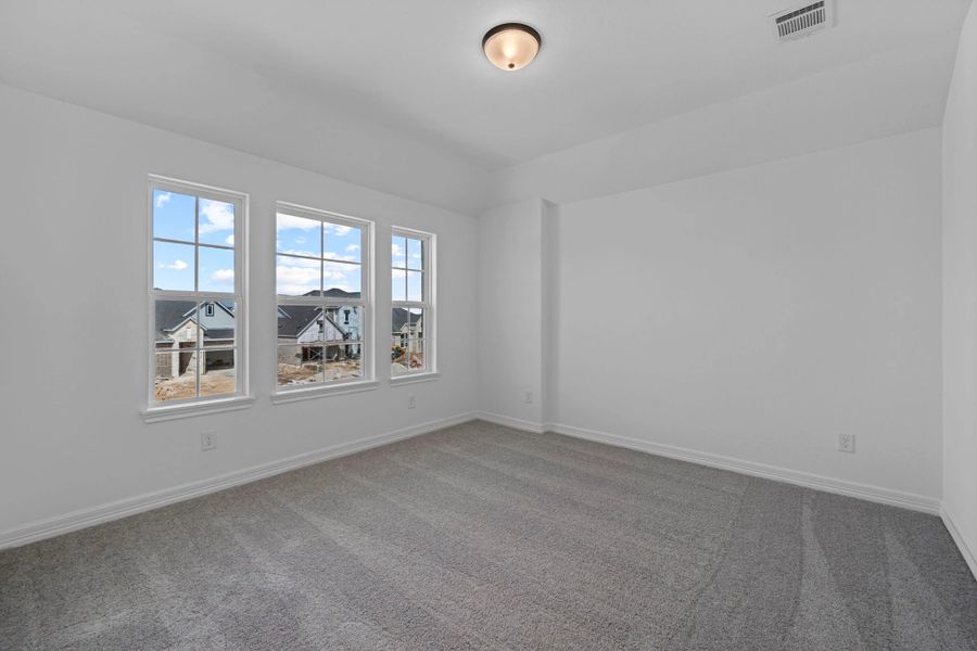 Third bedroom. Note: Sample product photo. Actual exterior and interior selections may vary by homesite. Photo may be virtually staged