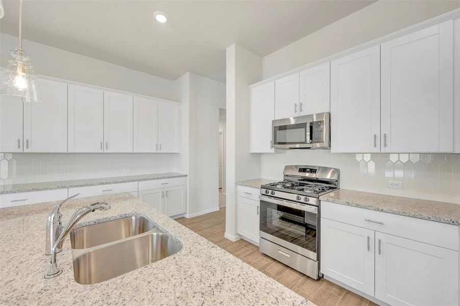 Furnished interior view inside a new home in The Preserve, Justin (Image 4).