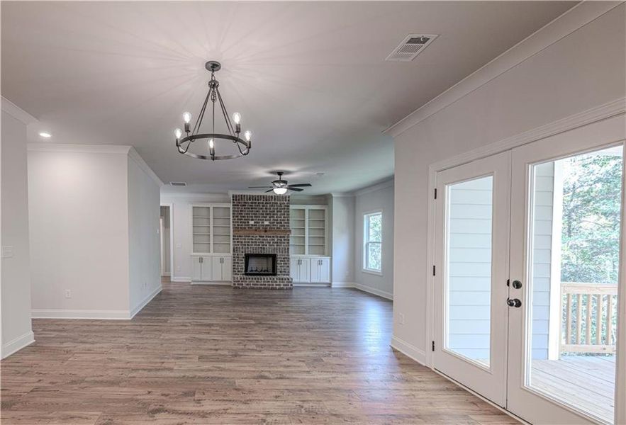 Spacious, unfurnished interior of a new home in Woodland Hills, Loganville (Image 20). Spacious, unfurnished interior of a new home in Woodland Hills, Loganville (Image 20).