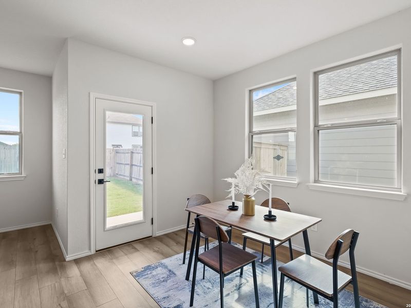 Furnished interior view inside a new home in Hannah Heights, Seguin (Image 17).