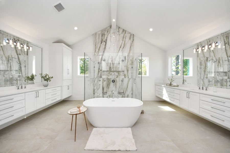 Furnished interior view inside a new home in , Houston (Image 29).