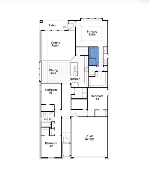 2D floor plan layout for the Bentley by Highland Homes in Ridgeline, McKinney, TX (Image 5). 2D floor plan layout for the Bentley by Highland Homes in Ridgeline, McKinney, TX (Image 5).