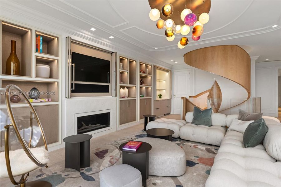 Furnished interior view inside a new home in , Sunny Isles Beach (Image 28).