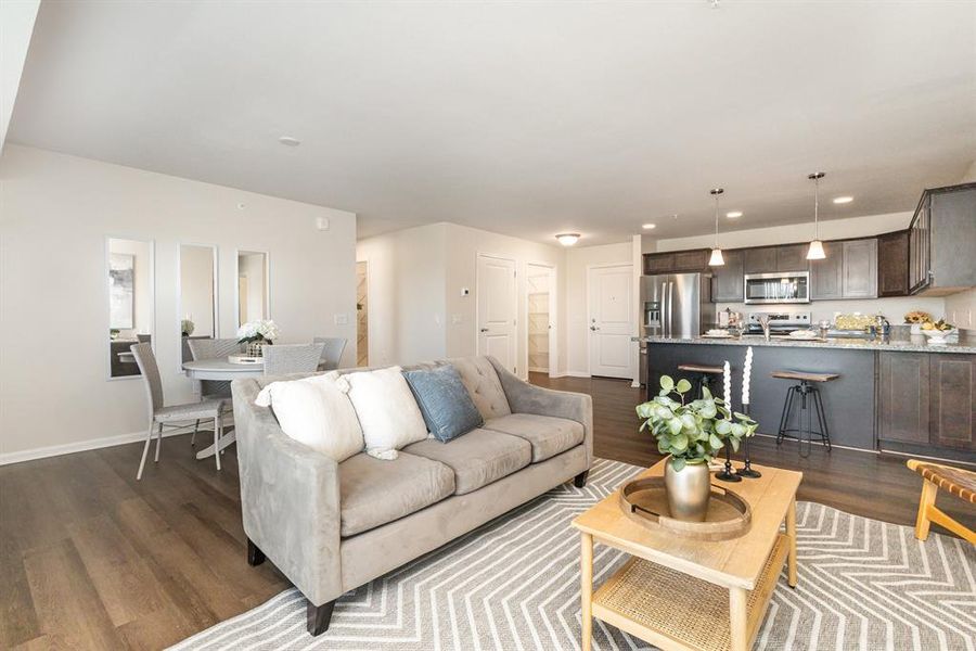 The open concept is great for not missing out on any conversations! The open concept is great for not missing out on any conversations!