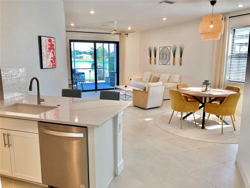Furnished interior view inside a new home in , Nokomis (Image 9).