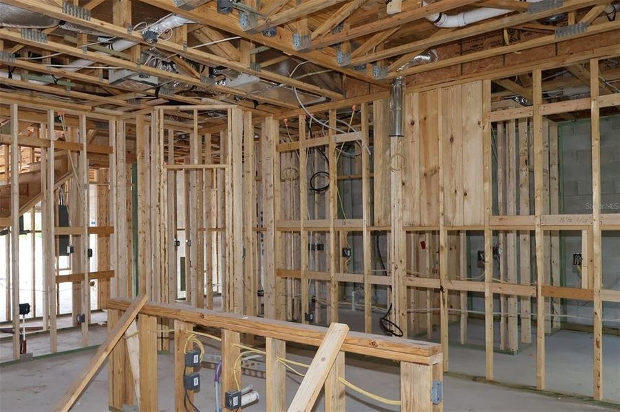 In-progress construction of a new home in Bay Lake Farms, St. Cloud, FL (Image 6).