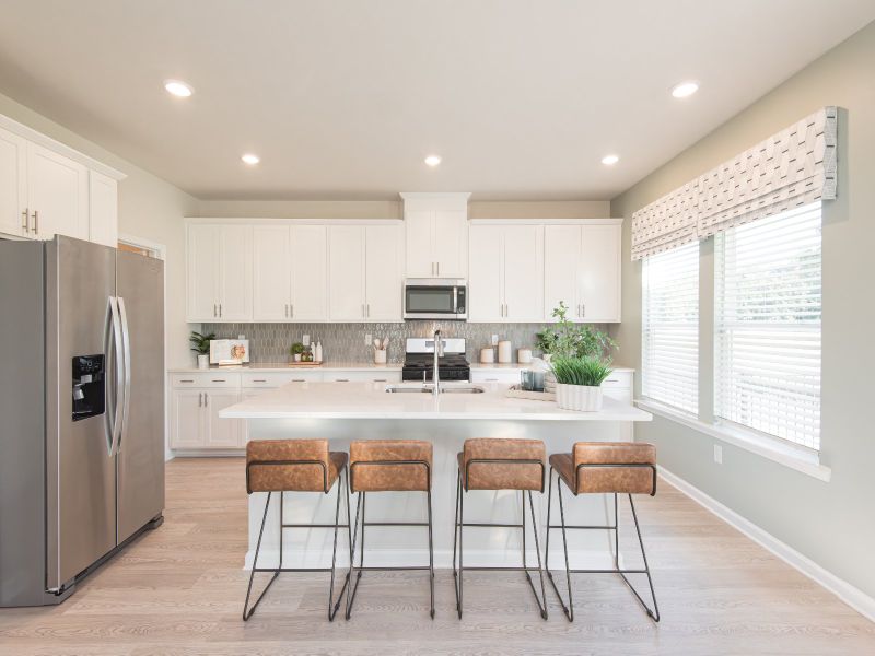 Furnished interior view inside a new home in Preserve at Mountain Creek, Pendergrass (Image 9).