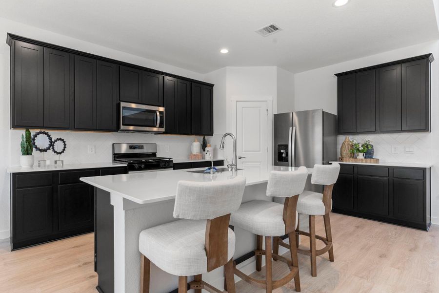 Furnished interior view inside a new home in Tamarron, Fulshear (Image 30).