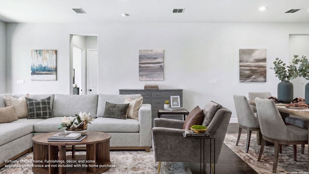 Furnished interior view inside a new home in The Dominion, San Antonio (Image 13).