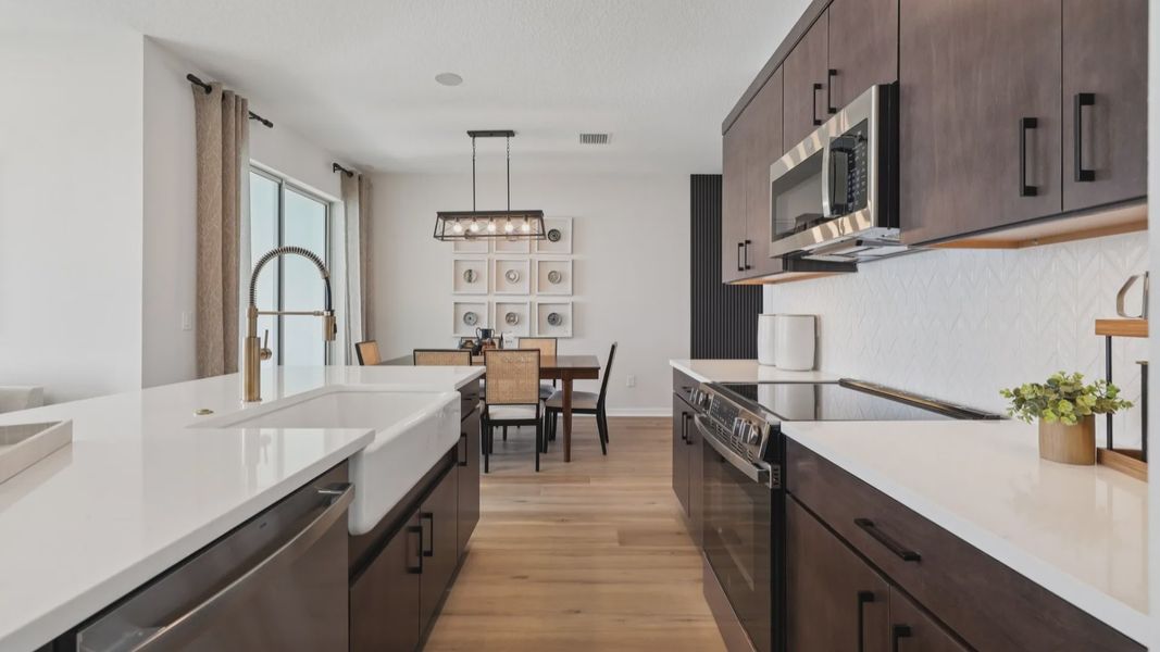Furnished interior view inside a new home in Isla Mirada, San Antonio (Image 20).
