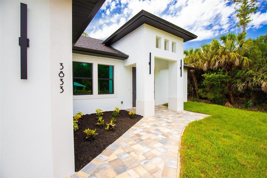 Exterior details and patio area of a home in , North Port (Image 34). Exterior details and patio area of a home in , North Port (Image 34).