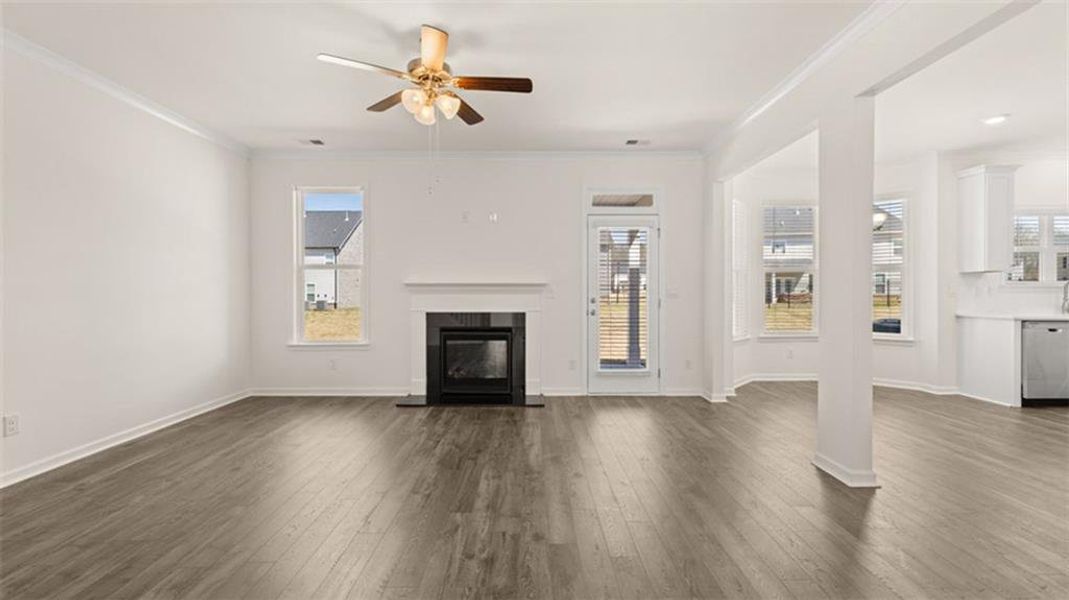 Spacious, unfurnished interior of a new home in Wildwood, Covington (Image 15). Spacious, unfurnished interior of a new home in Wildwood, Covington (Image 15).