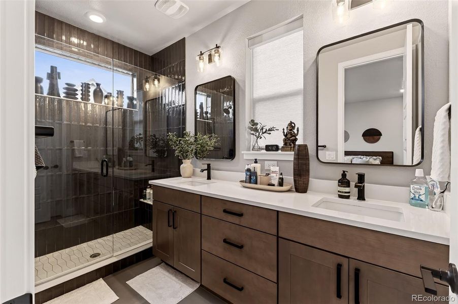 Furnished interior view inside a new home in Baseline, Broomfield (Image 26).