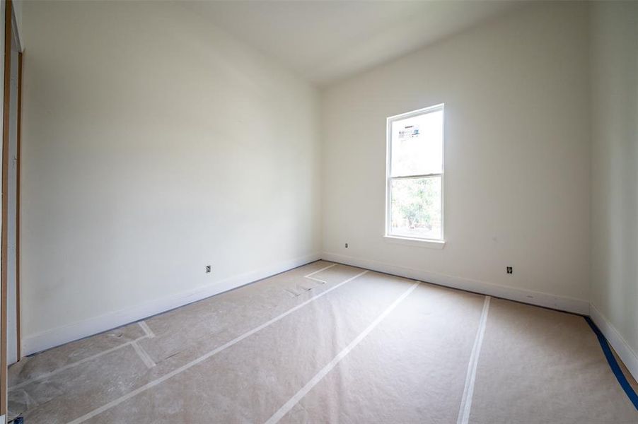 White oak wide plank hardwood floors throughout.