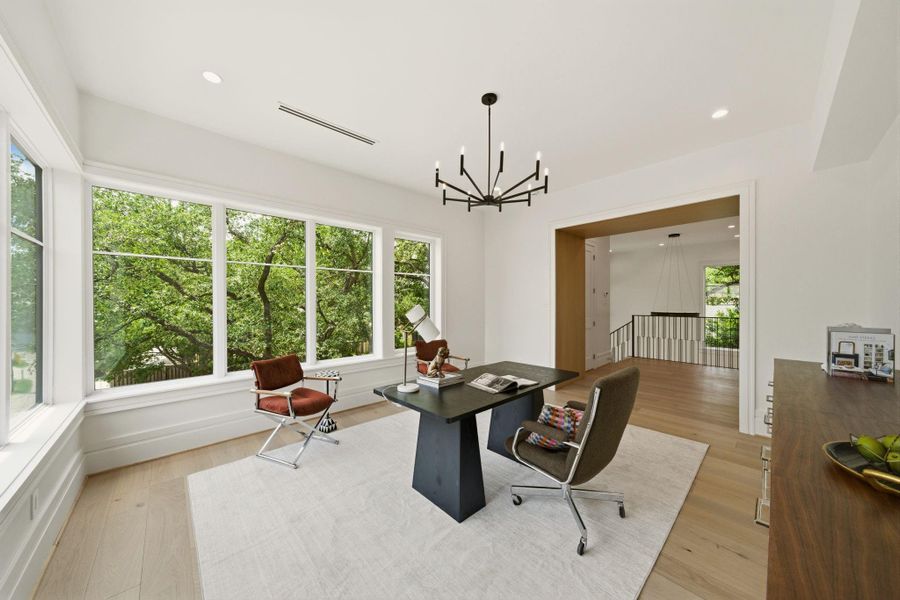 Furnished interior view inside a new home in , Houston (Image 13).