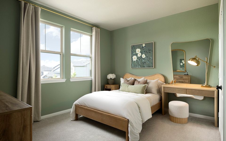 Representative furnished interior of a home built from the Verbena by Brookfield Residential in Elyson, Katy (Image 3).