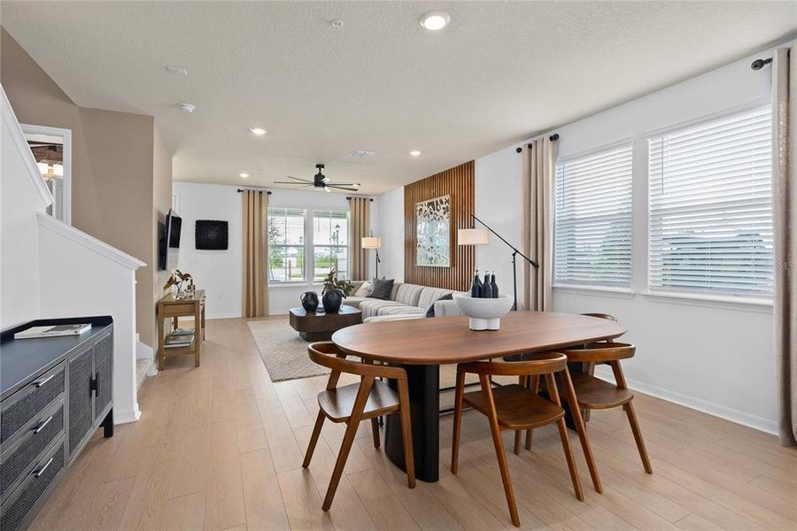 Furnished interior view inside a new home in Parkside Trails, Clermont (Image 15).