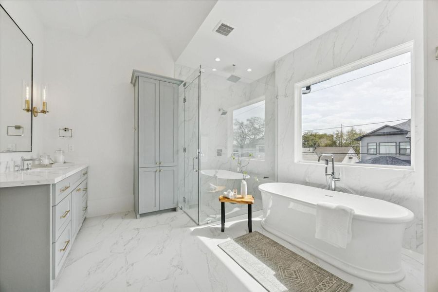 Furnished interior view inside a new home in , Houston (Image 16).